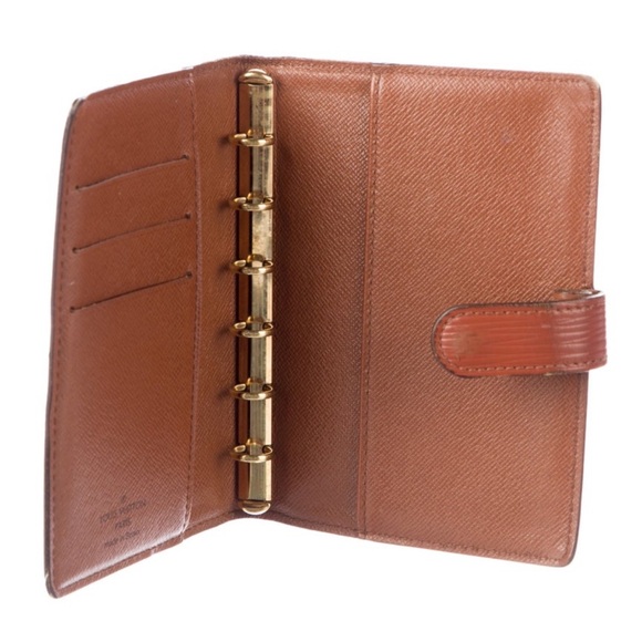 Rust  Louis Vuitton vintage small ring Agenda Cover w/ bonus 2024 cal - Picture 5 of 11